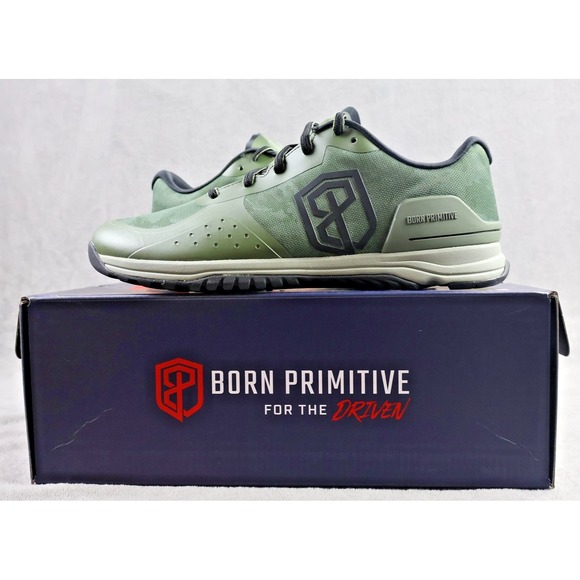 Mens Born Primitive Savage 1 Training Shoes 12.5 OD‎ green camo 22006-318 main image 4